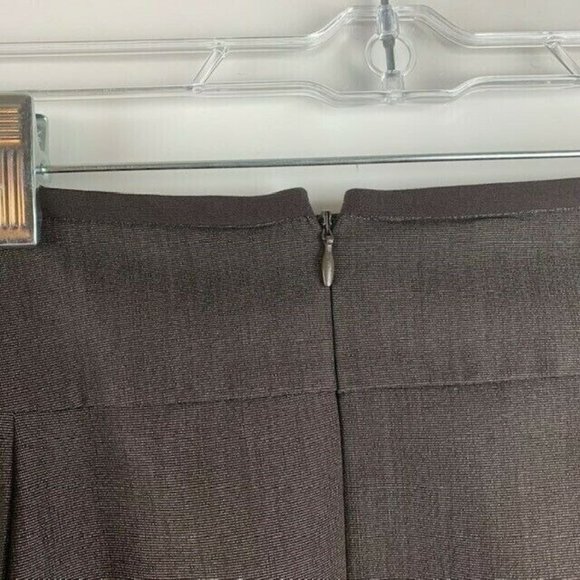 Worthington Size 10 Womans Skirt Brown Knee Length Back Zip - Picture 4 of 5